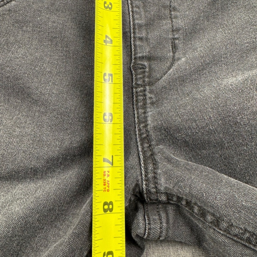Wonder Nation Girls Black Distressed Jeggings Size L 10-12 Faded Denim Pants - Picture 5 of 9